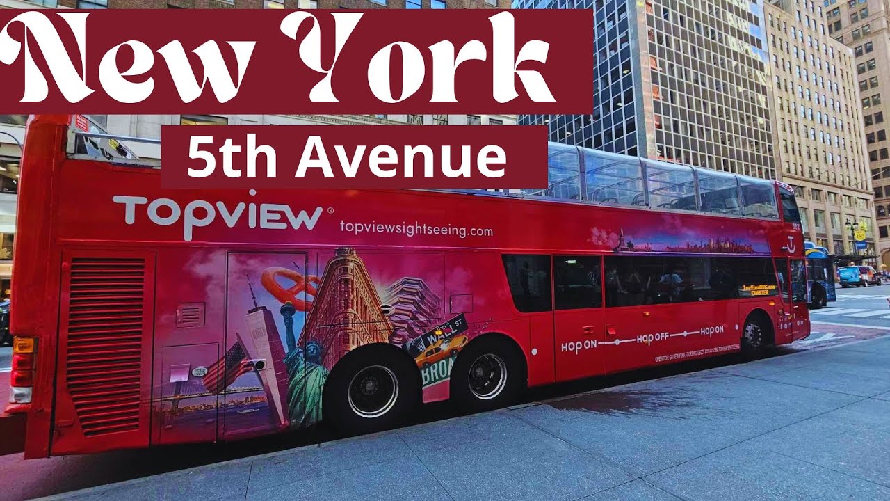 LUXURY BRAND SHOPPING NYC 🛍, on Fifth Avenue, NYC 4K UHD