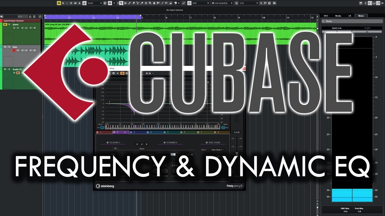 Dynamic EQ & Sidechaining Made Easy with Frequency l Cubase Tutorial l #Cubase #DynamicEQ
