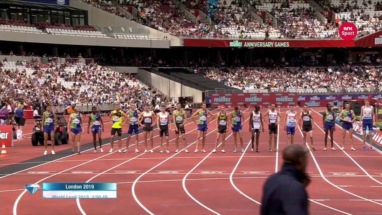 Ingebrigtsen - 1 mile - *DIAMOND LEAGUE LONDON 2019*