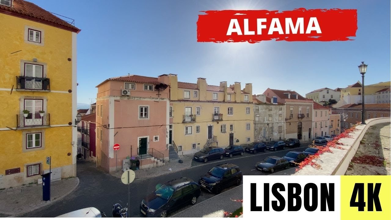 LISBON, PORTUGAL 🇵🇹 [4K] Alfama PART 1 — Walking Tour