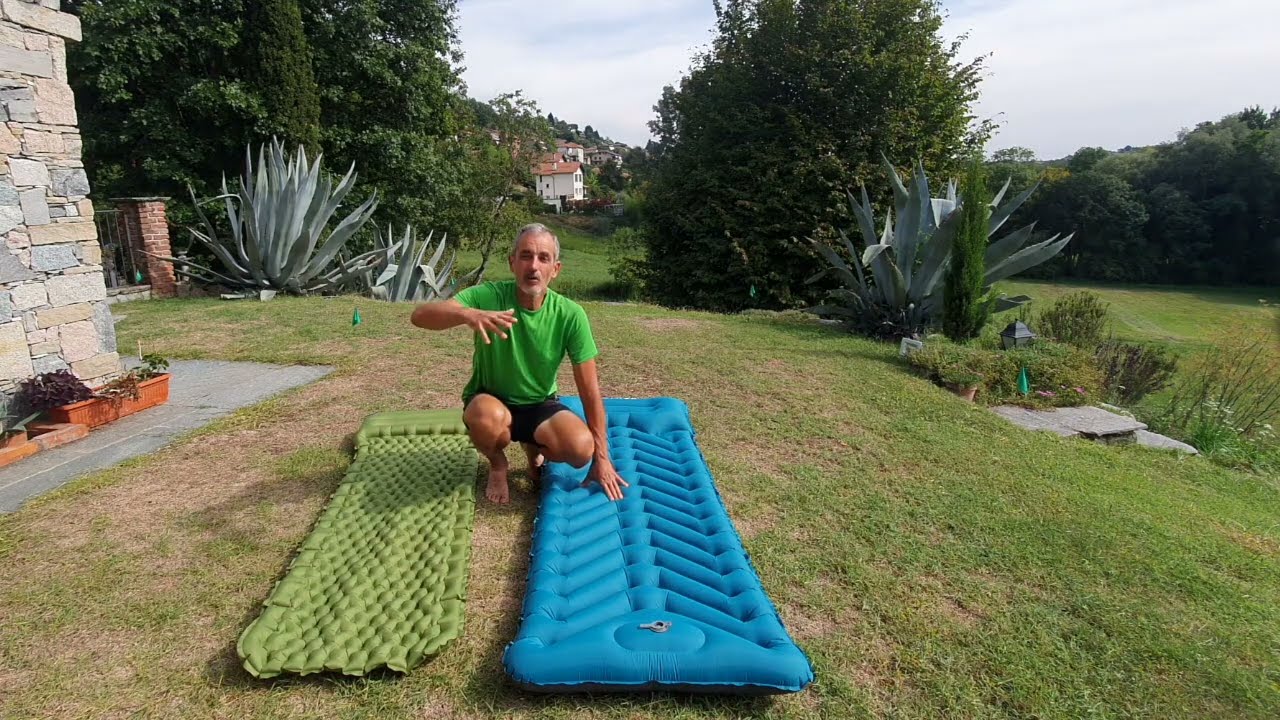 Video recensione confronto materassini gonfiabili per bivacco