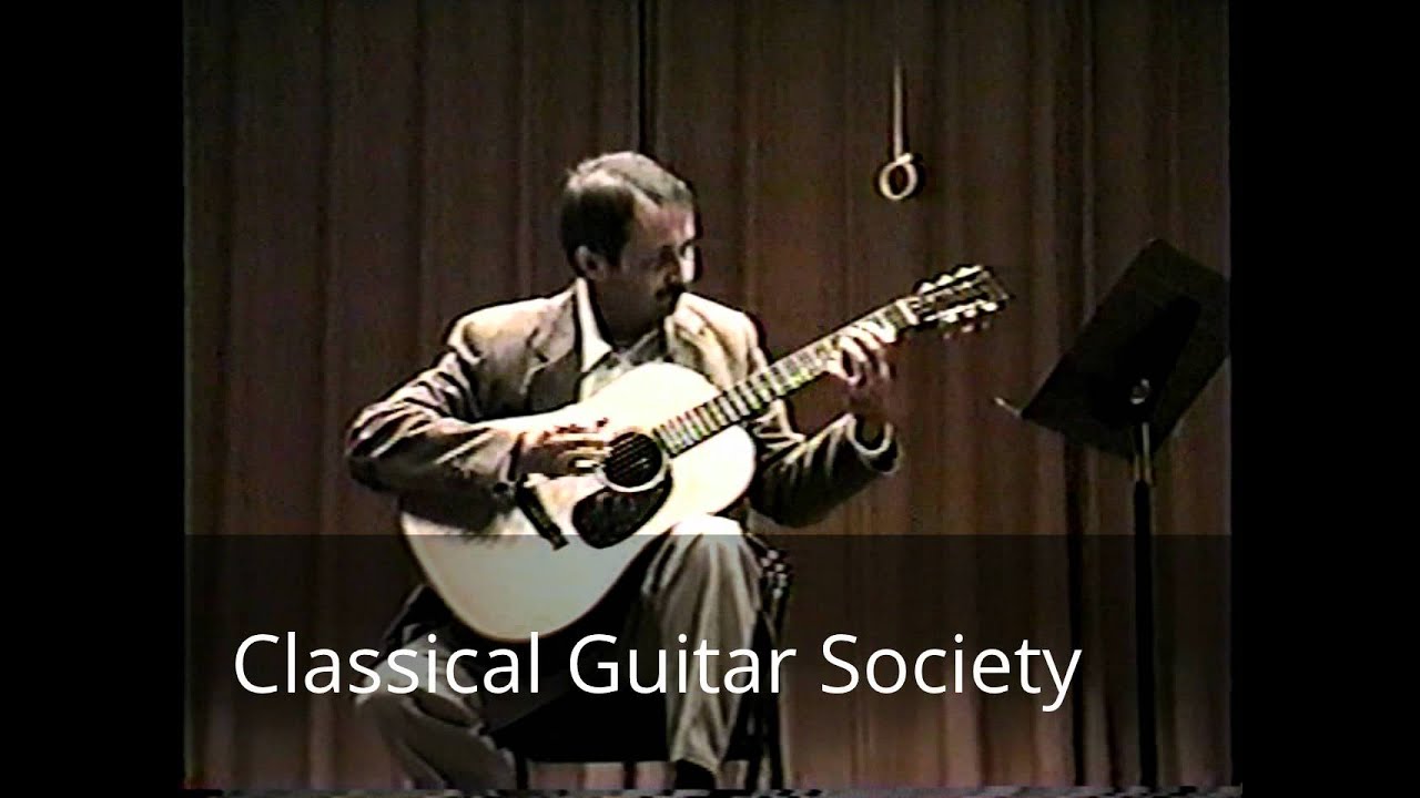John Arnold Playing His Oak Guitar At The Knoxville Classical Guitar Society