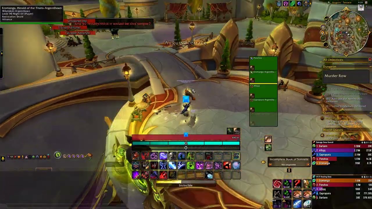 Midnight: Blood Death Knight - Heroic Murder Row - Food suplier