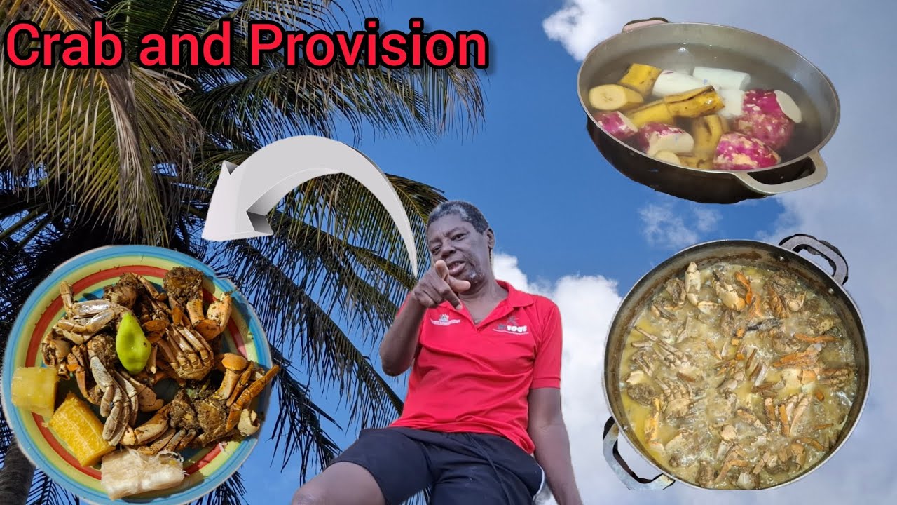 Local Tobagonian Crab and Provison by Papi