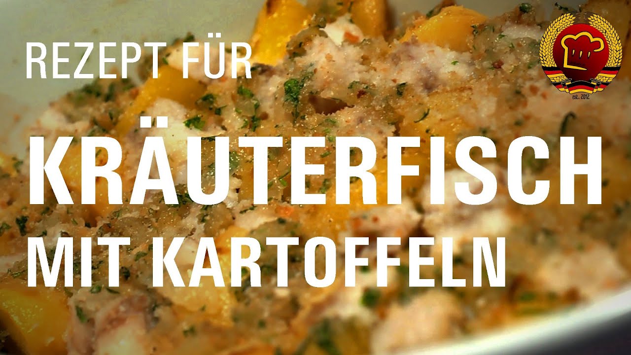 Schnelles DDR Rezept für Kräuterfisch mit Kartoffeln mit wenigen Zutaten