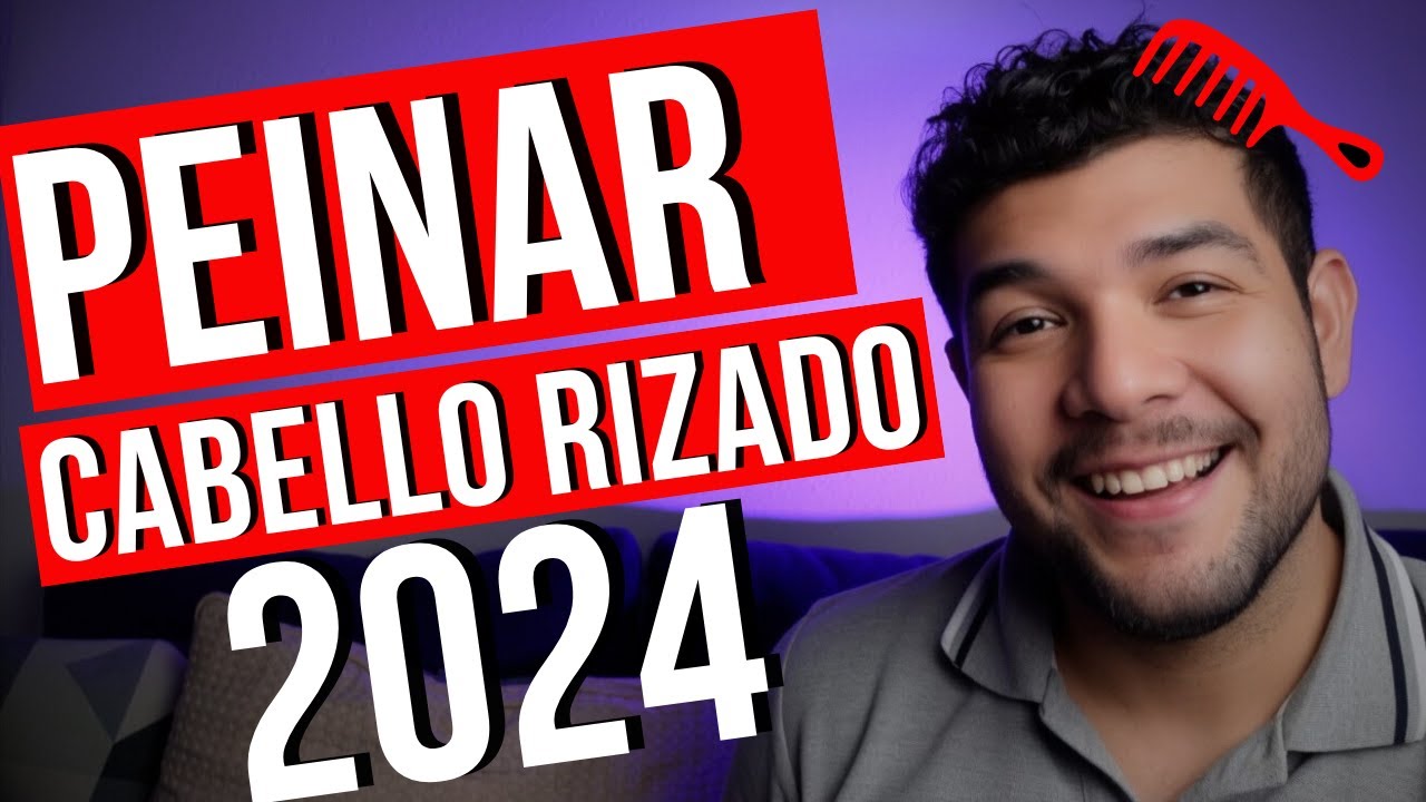 CÓMO PEINAR EL CABELLO RIZADO HOMBRES 2024 | Roberto Aguilar