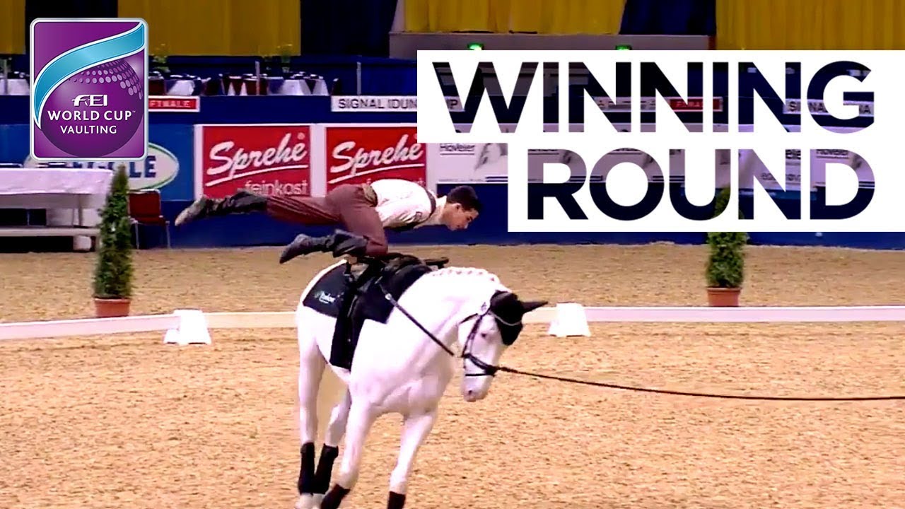 🥇 Jannis Drewell defends his Vaulting title! | Winning Round | FEI World Cup™ Vaulting FINAL