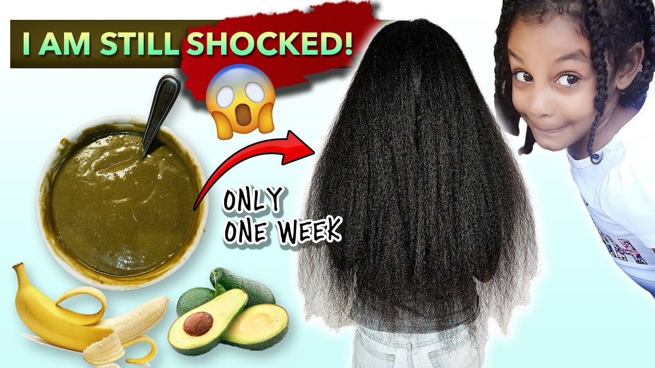 HOW I USE AVOCADO 🥑 AND BANANA 🍌 FOR MASSIVE HAIR GROWTH | GET THICKER & LONGER HAIR