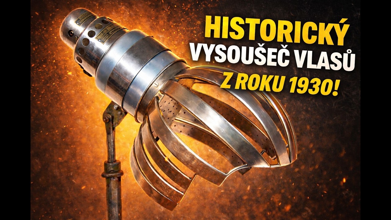 Historický vysoušeč vlasů 1930 | Fortschritt Kahlhofer Wien | Vlasové muzeum