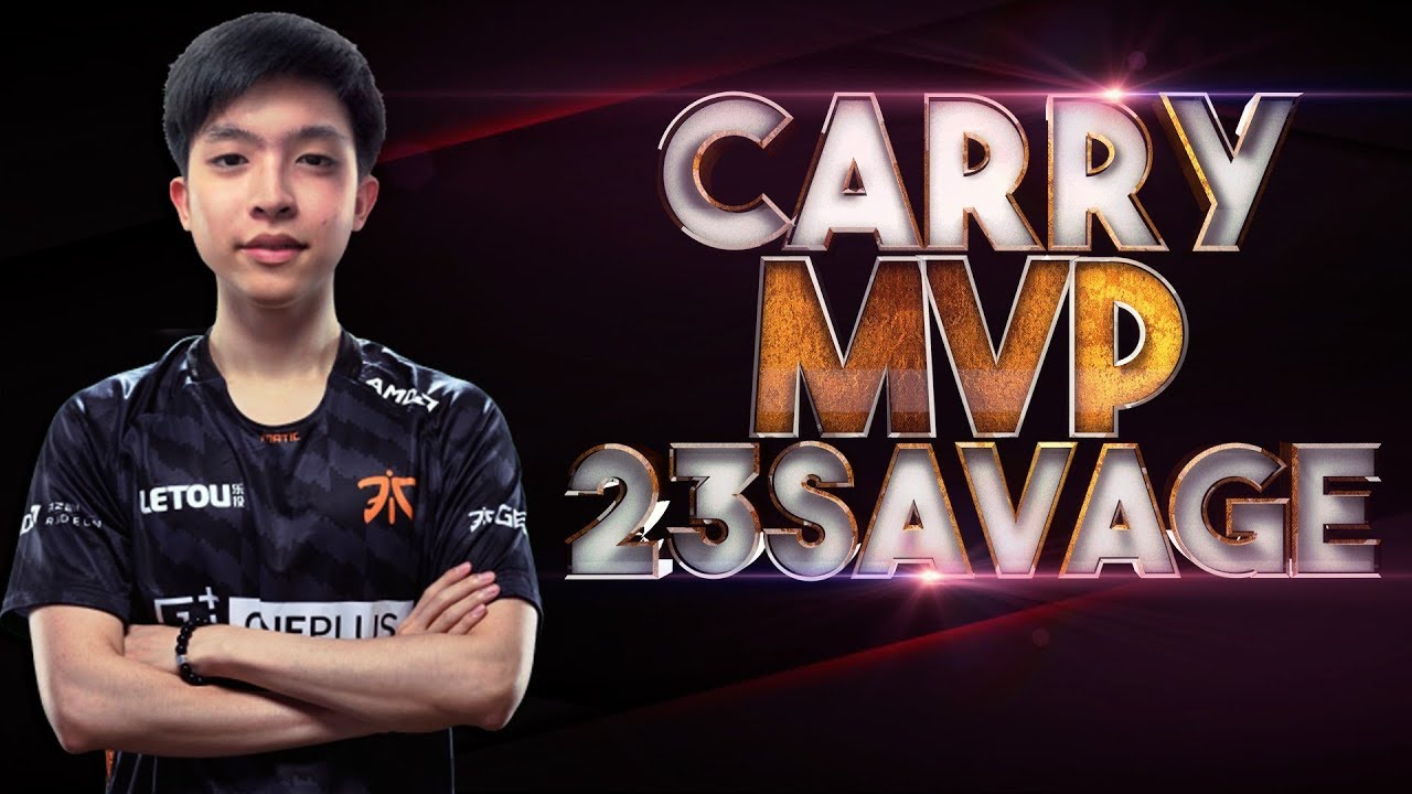 Fnatic.23savage Core MVP of Dota Summit 12