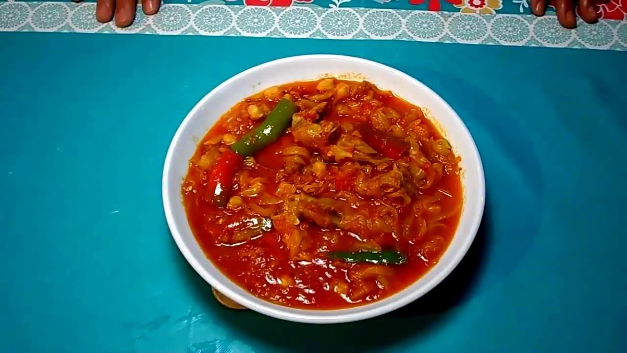 مرقة  بصل او مرمز  بلحم الخروف أو علوش من المطبخ التونسى - Cuisine Tunisienne - Mermez Tounsi HD