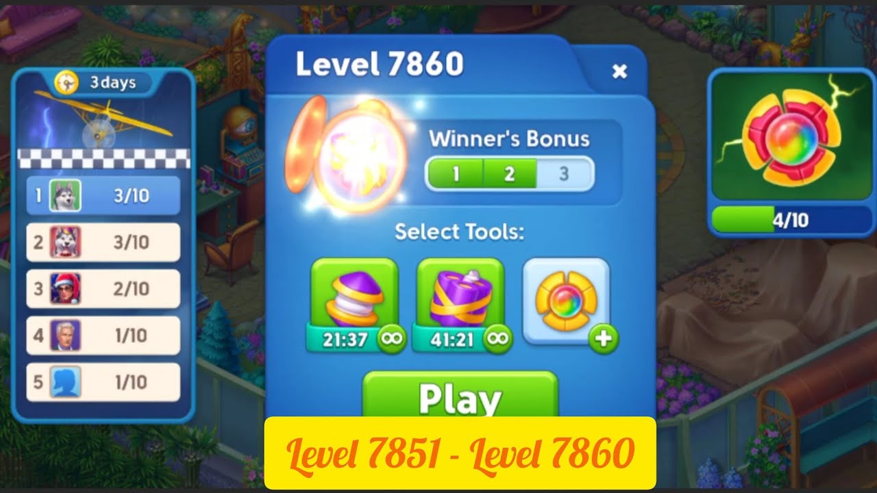 Mystery Matters : ( Level 7851 - Level 7860 )