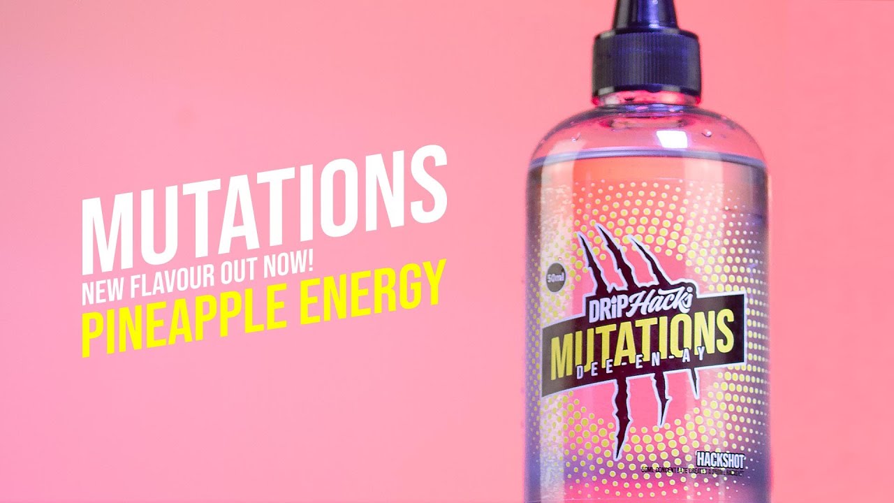 DRIP HACKS | DEE-EN-AY - Pineapple Energy Flavoured E-Liquid Concentrate & Vape Juice