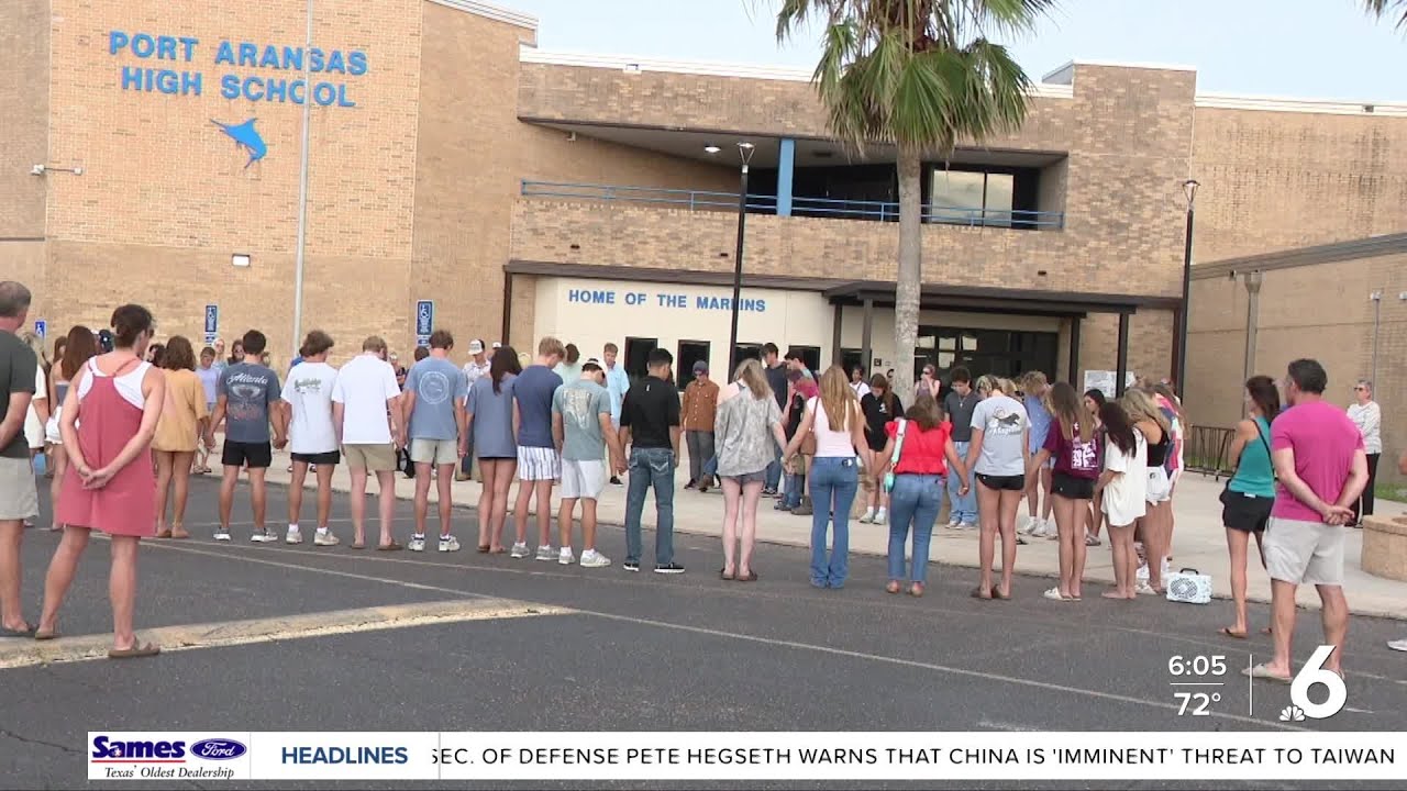 Vigil held for 17-year-old Port Aransas student killed in accident