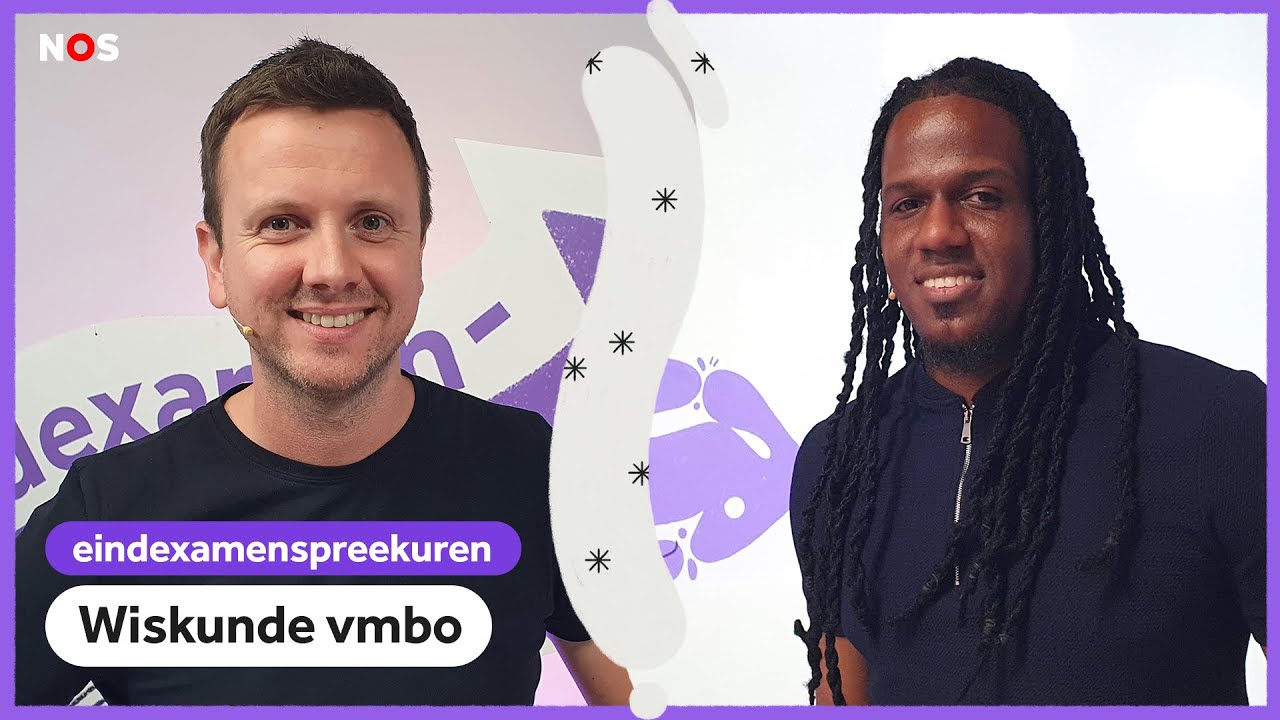 Examenspreekuur wiskunde vmbo met docenten Sigmund en Joerie