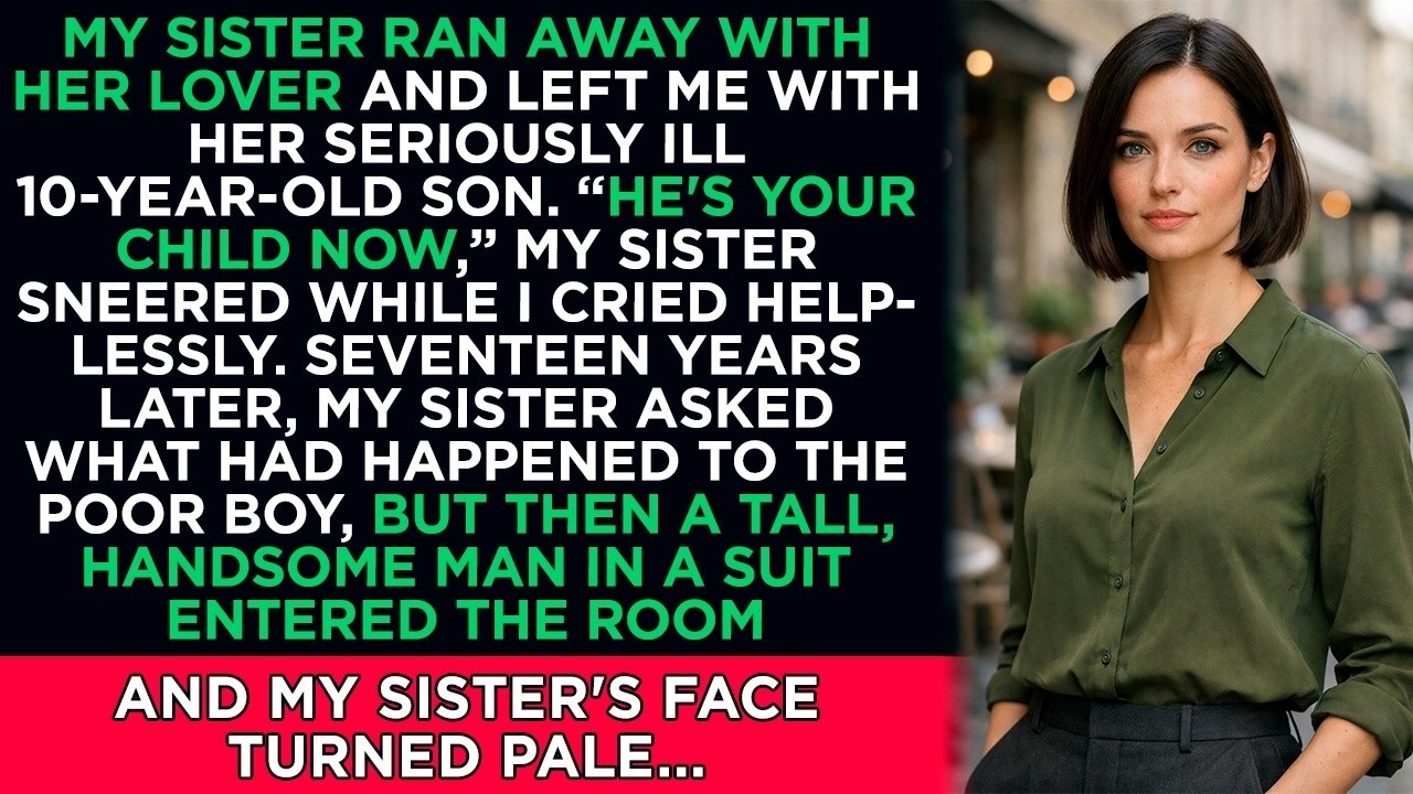 My sister ran away with her lover and left me with her seriously ill 10 year old son