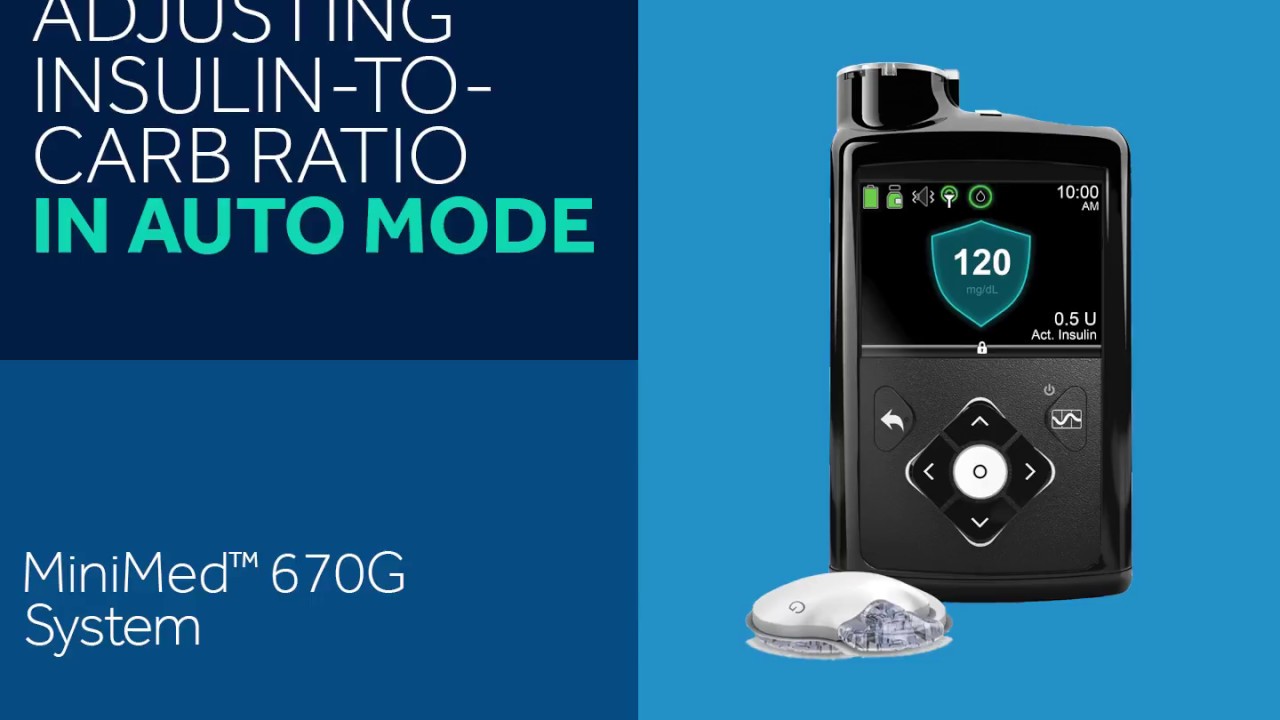 How to Adjust the Insulin to Carb Ratio on Your MiniMed&trade;  670G While in SmartGuard&trade;  Auto Mode