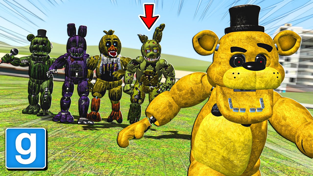 New Fazbear's Ultimate Pill Pack & How To Have The Chasing NPCs Mod Garry's Mod FNAF