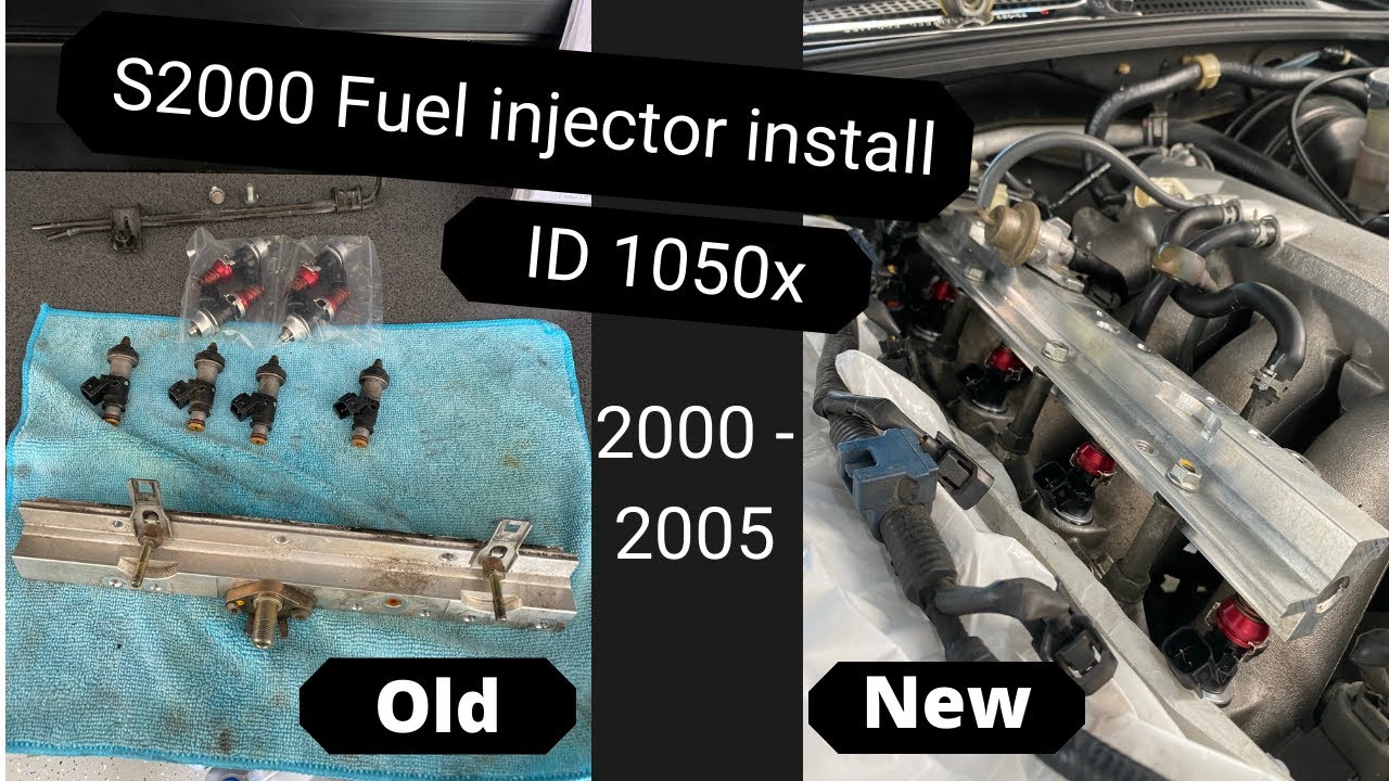 ID1050x fuel injector and soldered connector install | Honda S2000