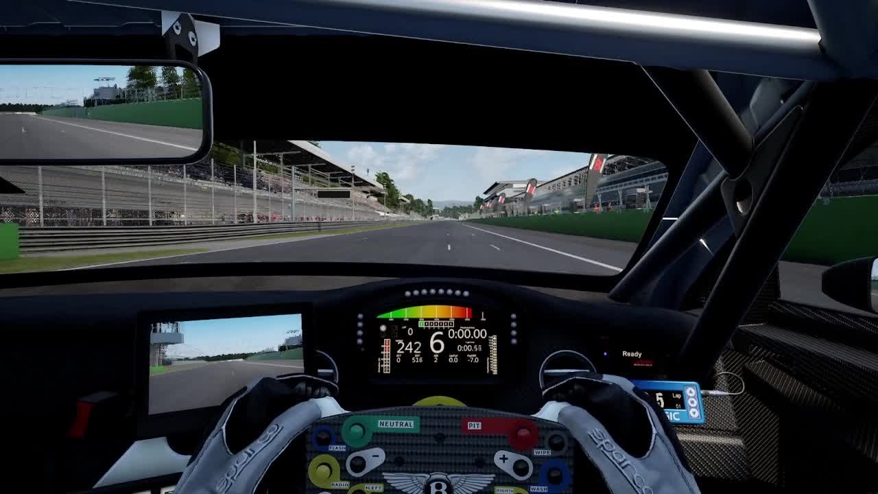 ACC Monza Bentley Continental GT3 2018 (Dry) Track Guide (Hotlap + Telemetry)