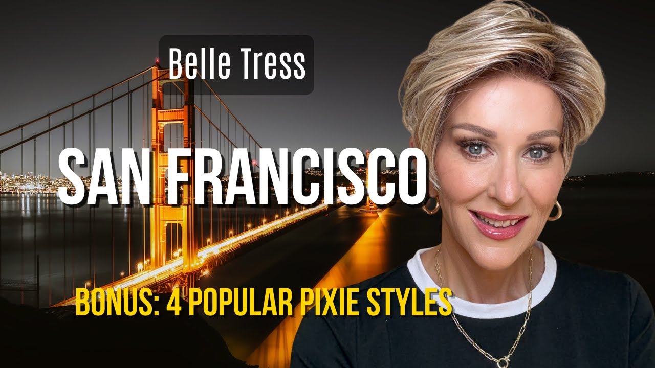 FUN PIXIE STYLE | Belle Tress SAN FRANCISCO Wig Review | BONUS: 4 Popular PIXIE Wigs #wigs