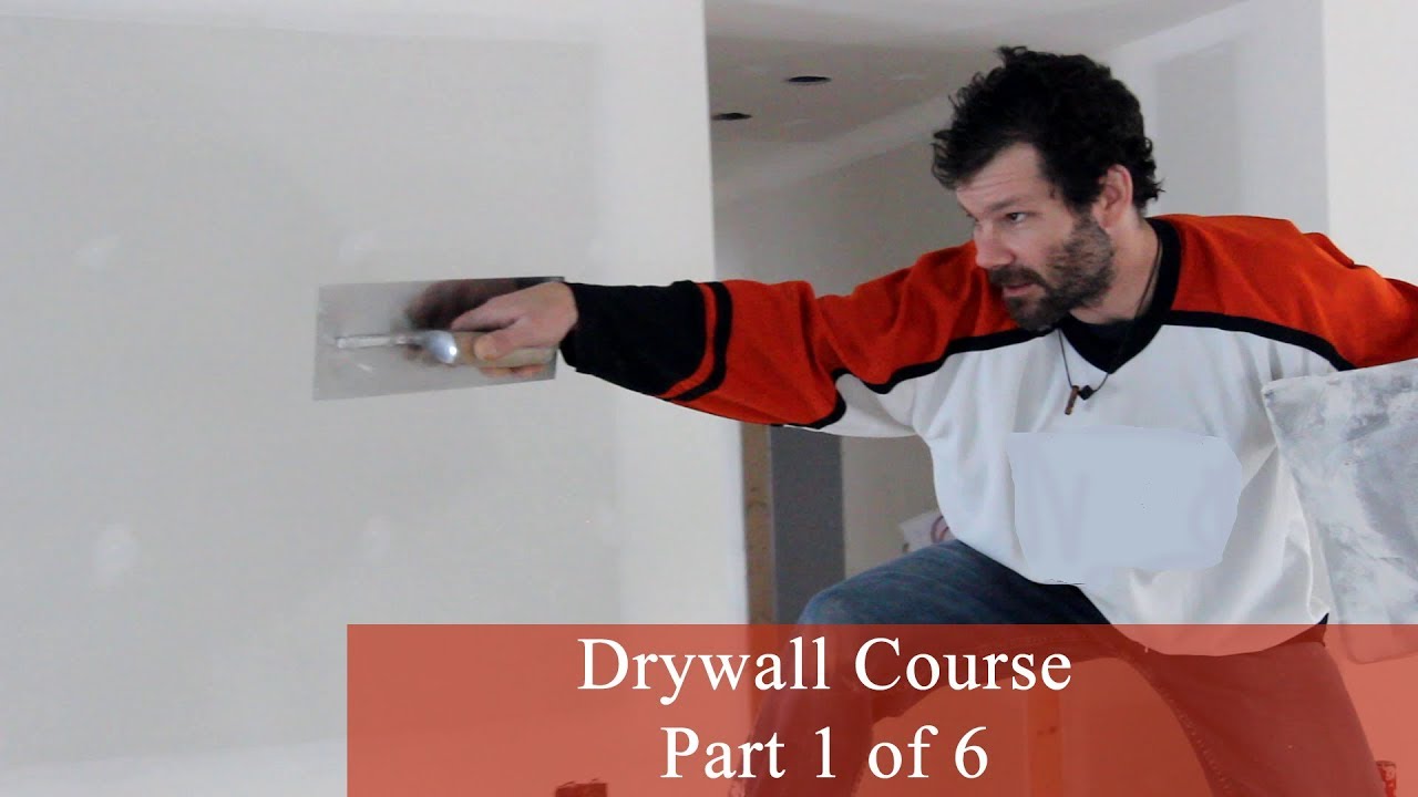 How to Mud and Tape Like a PRO: Drywall Course Part 1 of 6 :