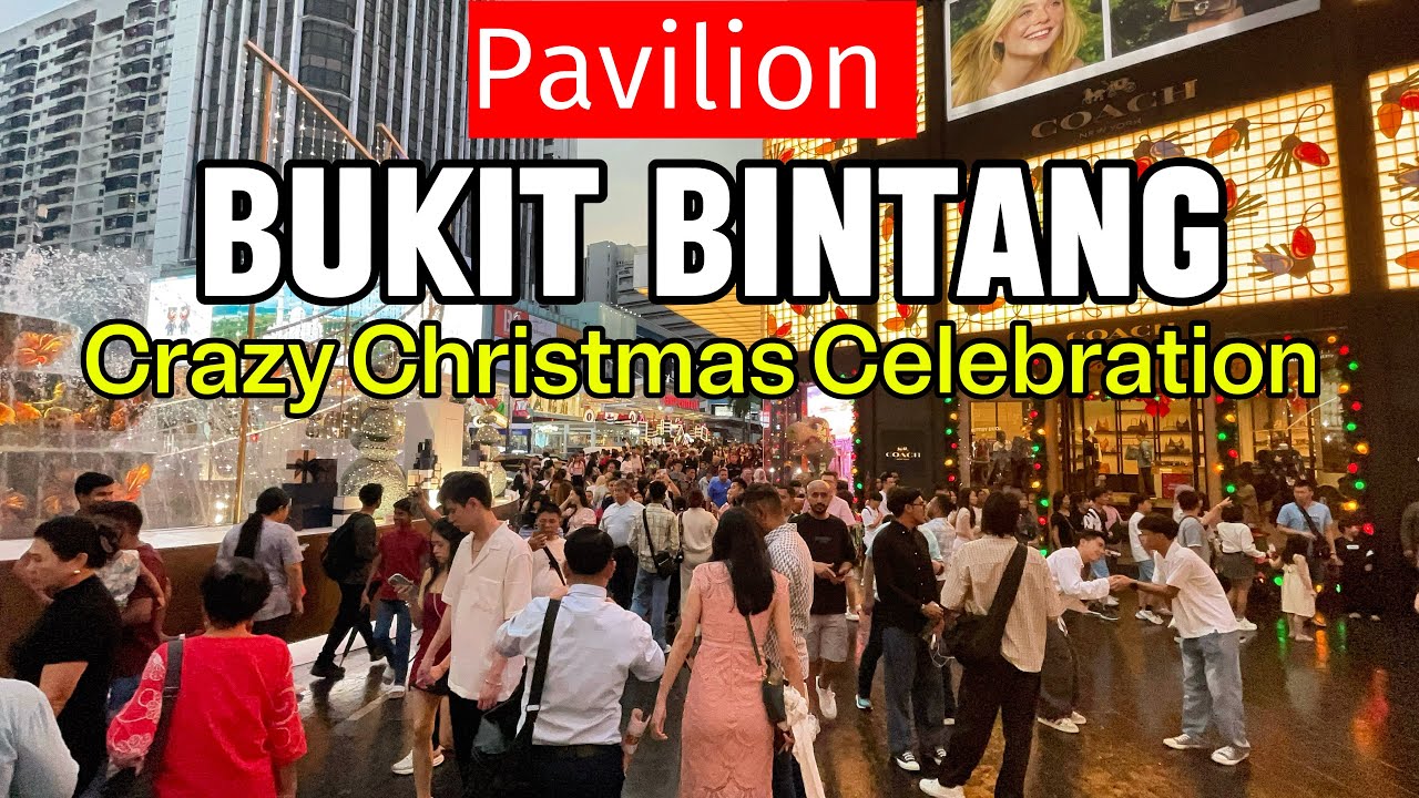 Christmas Celebration In Pavilion Bukit Bintang | City Centre Kuala Lumpur Malaysia 2025