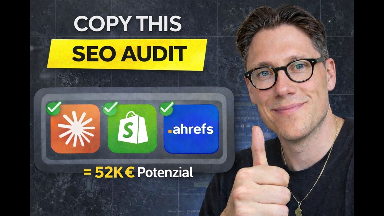Shopify SEO Audit mit Claude Cowork & Ahrefs | AI Automatisierung in 5 Minuten
