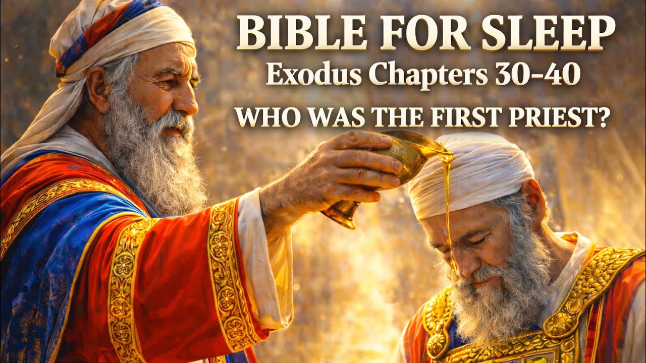 BIBLE FOR SLEEP | Exodus Chapters 30–40 | Who Was the First Priest?