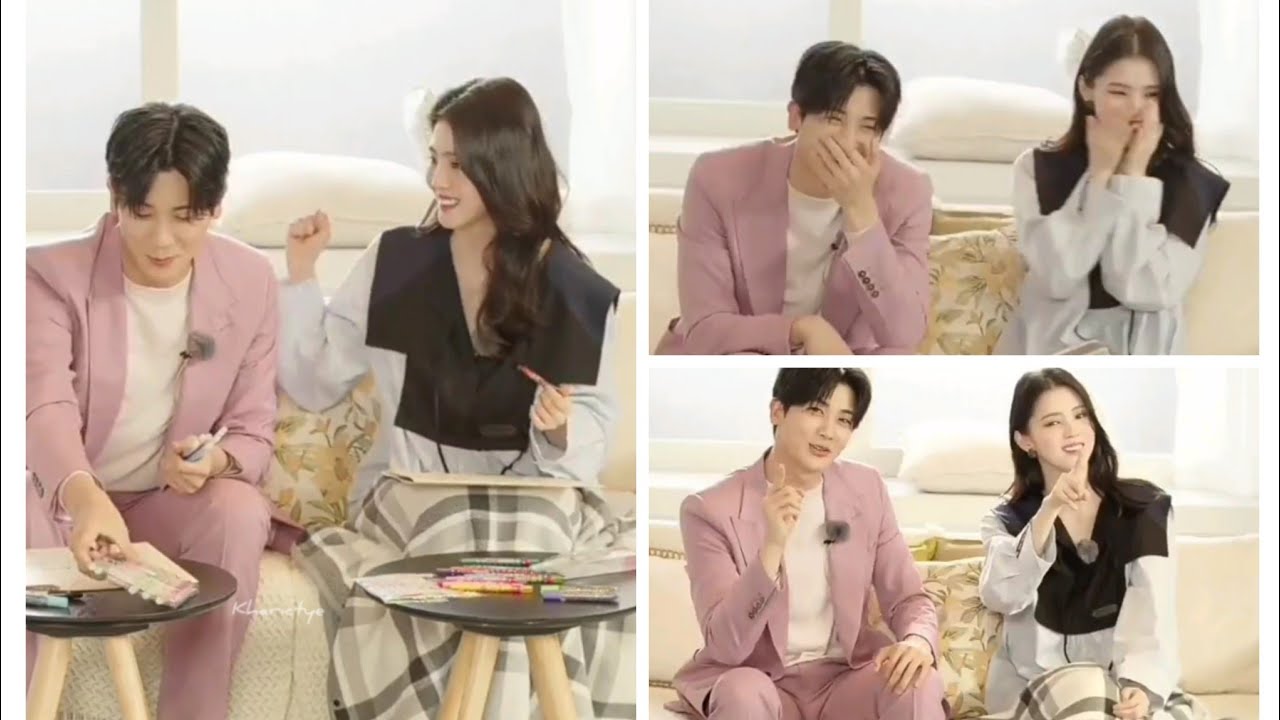 박형식 한소희 Hyungsik & Sohee like Puppy and Kitty (Live Movie Talk)