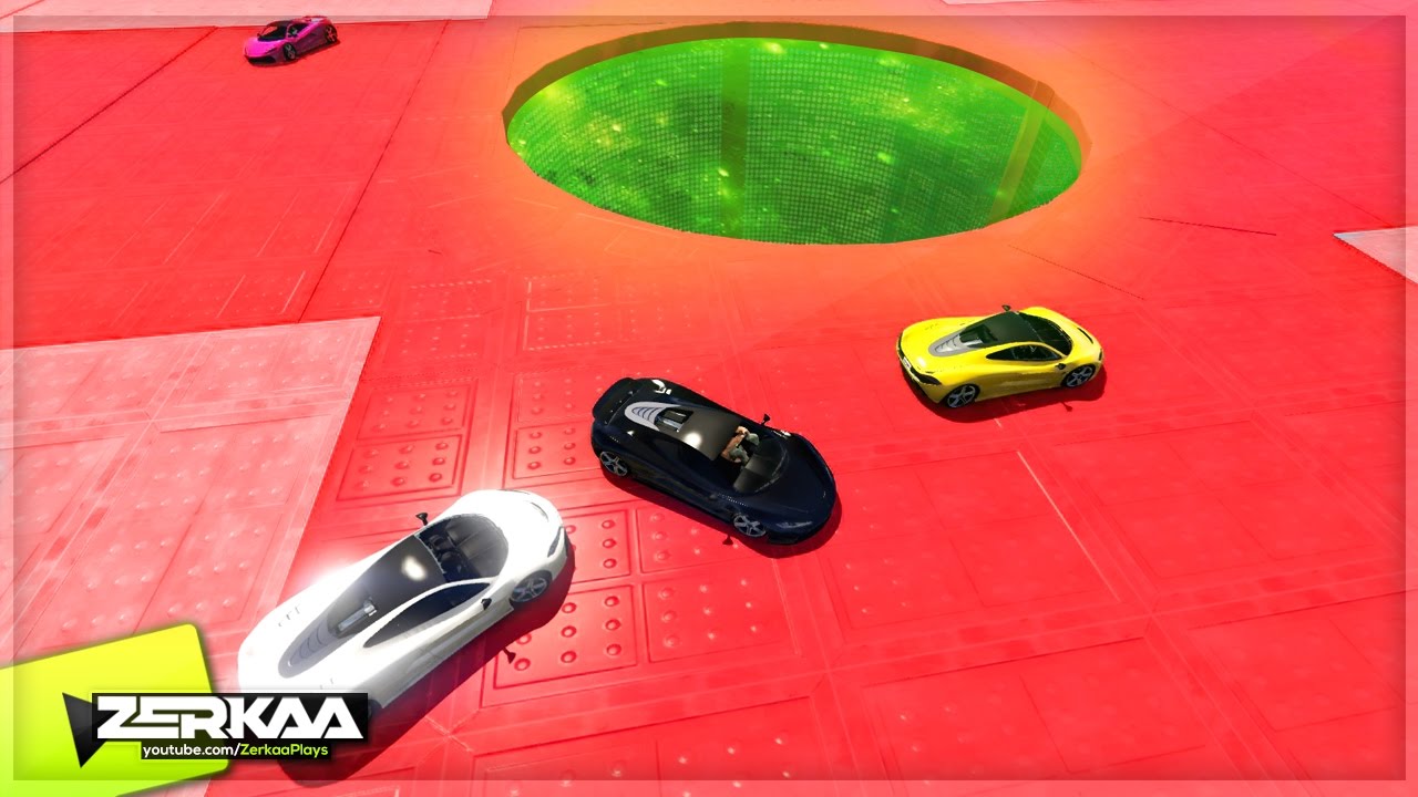 DON'T FALL IN THE HOLE! (GTA 5 Funny Moments)