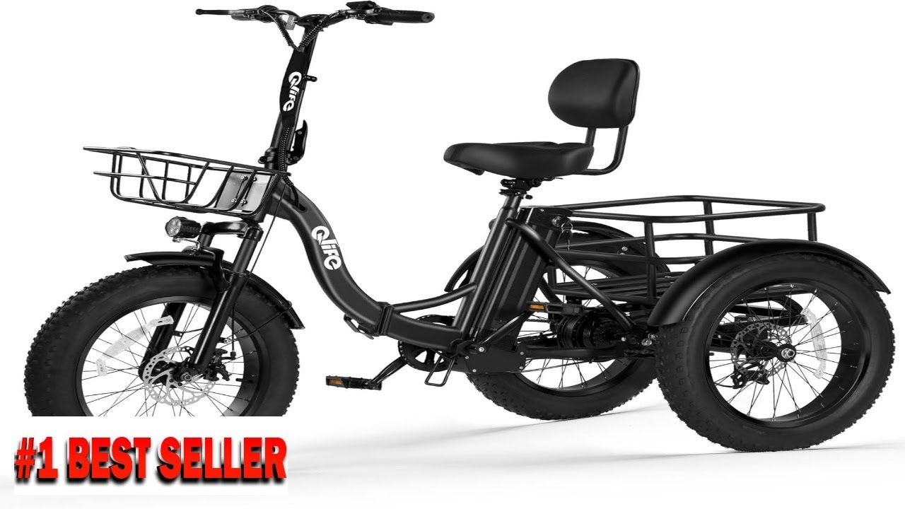 Электровелосипед Qlife Triker Plus с бесщеточным двигателем Peak 1200 Вт - B0FS7R8Q5L