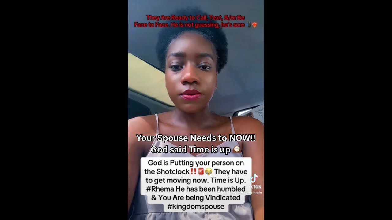 YOUR SPOUSE IS ON A TIMER FROM GOD ‼️⏰ THEIR GRACE IS OVER, THE WAIT Must End Now #Rhema #911 #move 