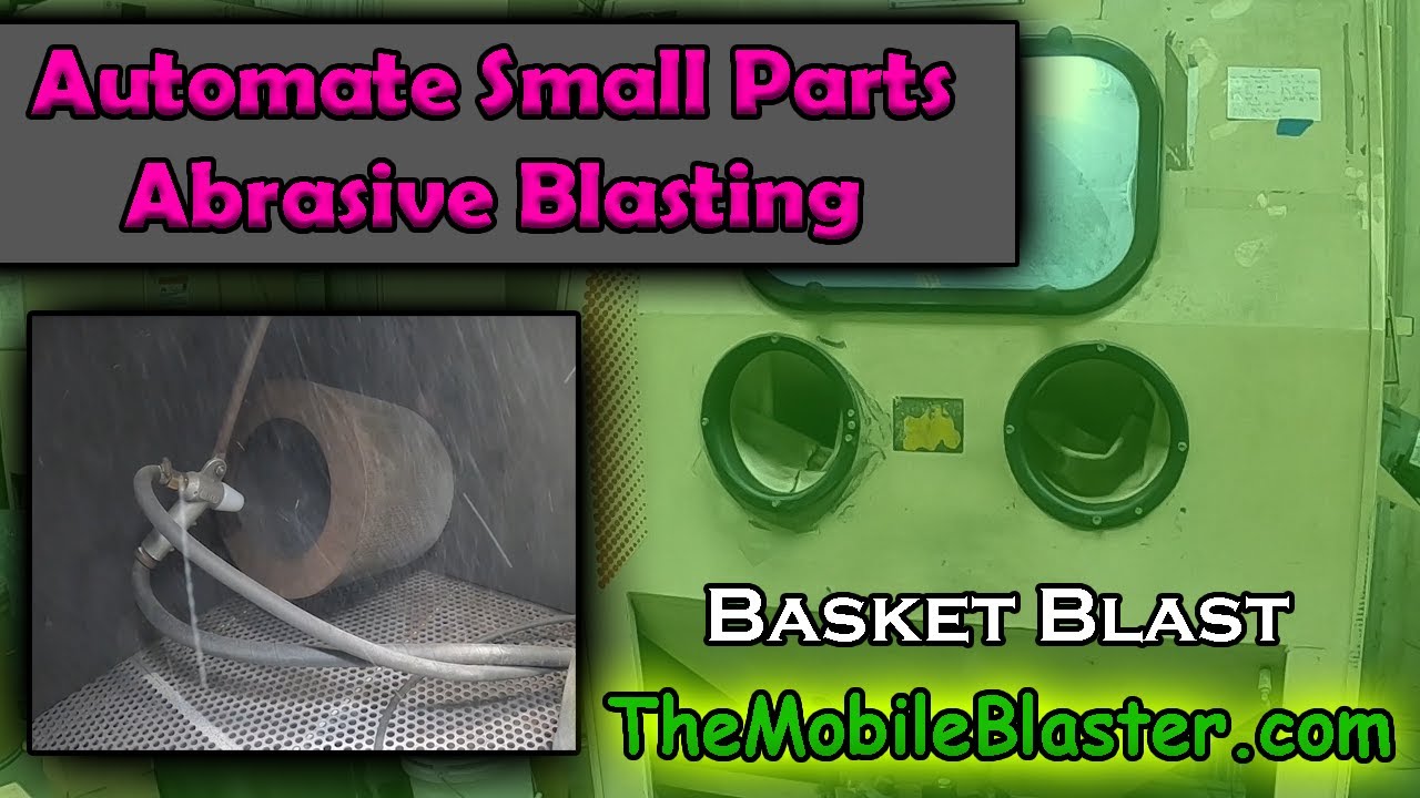 Automated Abrasive Blasting Small Parts in Your Blast Cabinet