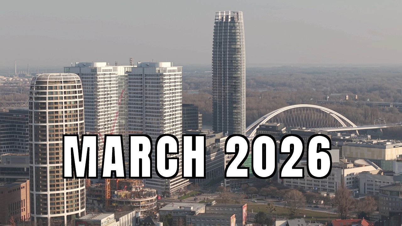 Bratislava Construction Updates &ndash; March 2026 | 16 Full Videos (4K Drone)