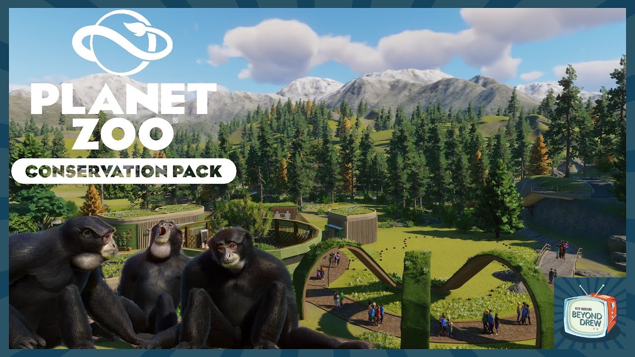 5 New Animals and over 150 Building Pieces! | Planet Zoo Conservation Pack Trailer and Screenshots