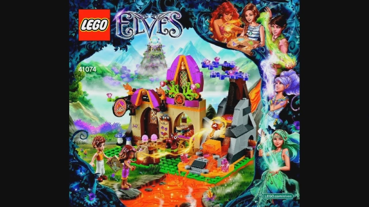 LEGO Elves 41074 Azari and the Magical Bakery - instruction timelapse