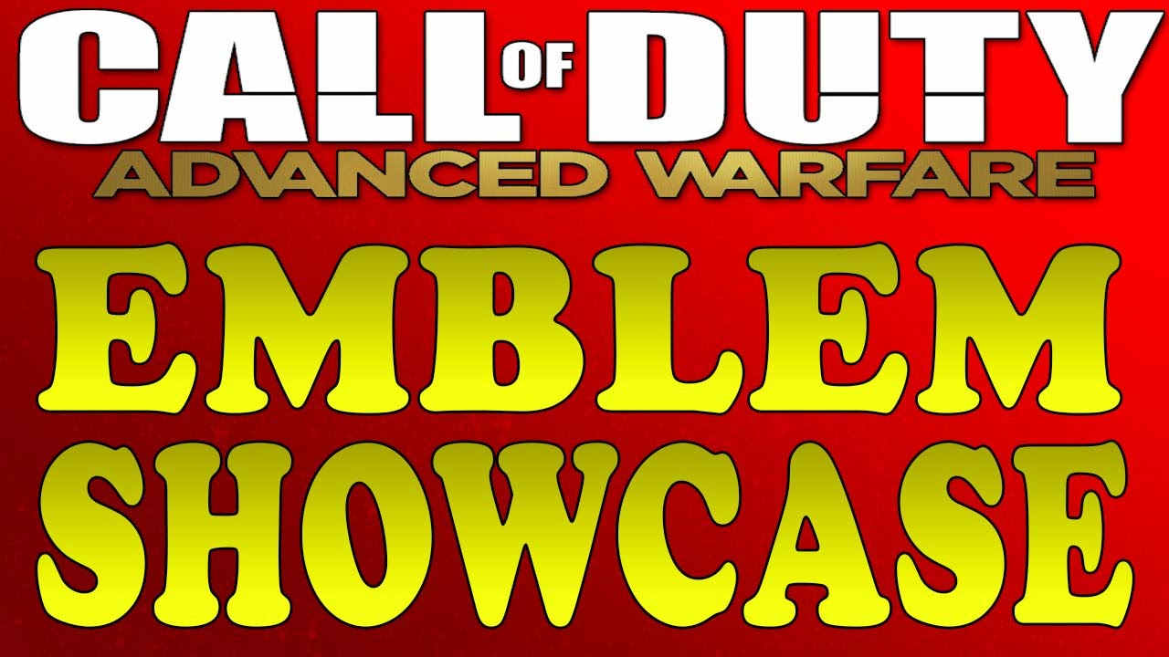 30+ EMBLEM SHOWCASE - COD Advanced Warfare Emblem Tutorial