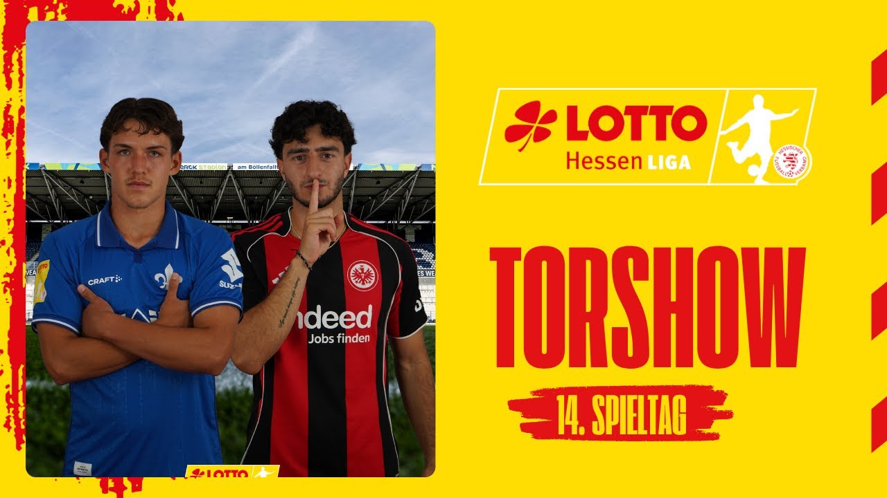 Torshow 14. Spieltag LOTTO Hessenliga 2025/26