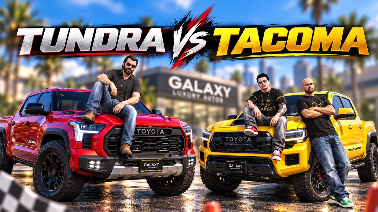 BIG Sponsor From Toyota! TUNDRA vs TACOMA - GTA 5 Story (Urdu/Hindi)