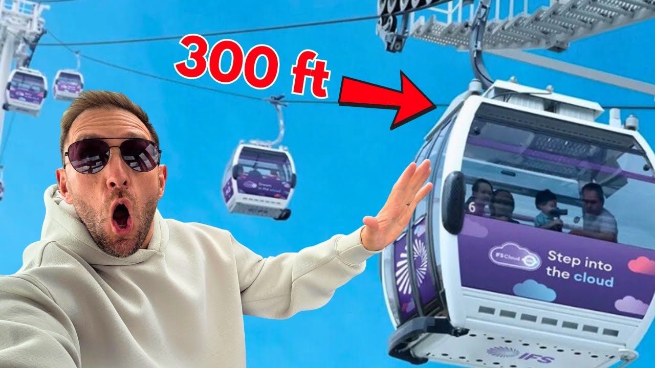IFS Cloud Cable Cars London - A MUST See attraction  #cablecar #london
