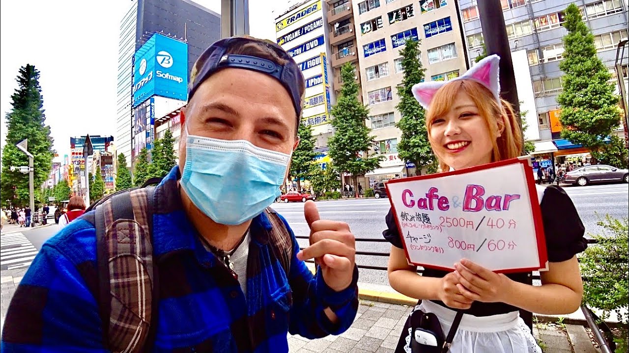 I went to a Japanese maid cafeメイドカフェ