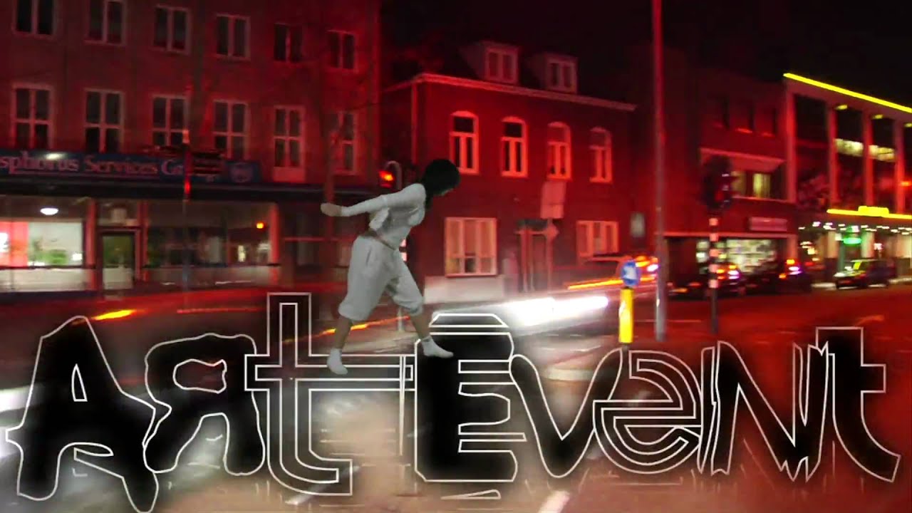 Helmond at night ArtEvent Drive through