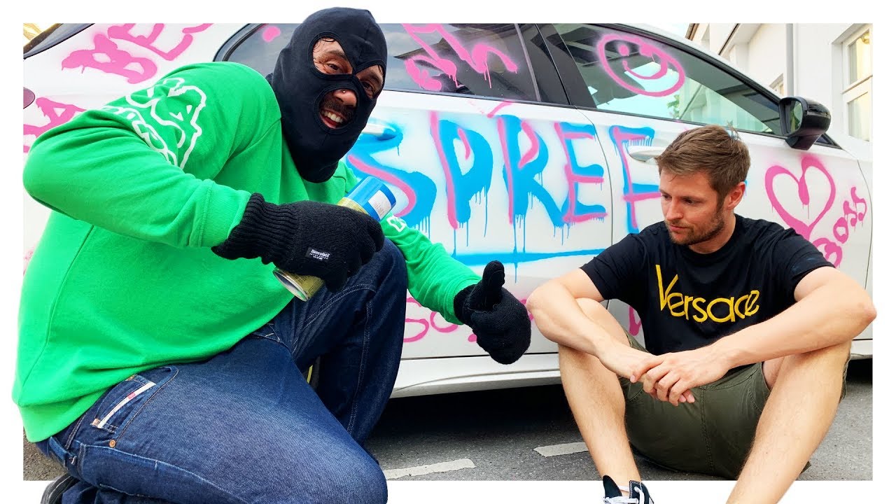 Graffiti Sprayer zerstört Auto | OFFICE WARS