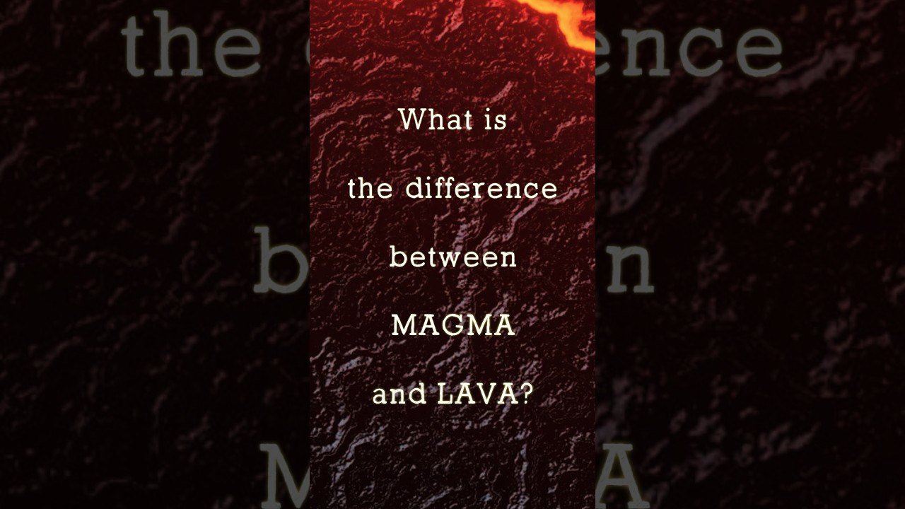 Jaka jest r&oacute;żnica między MAGMĄ a LAVĄ? #magma