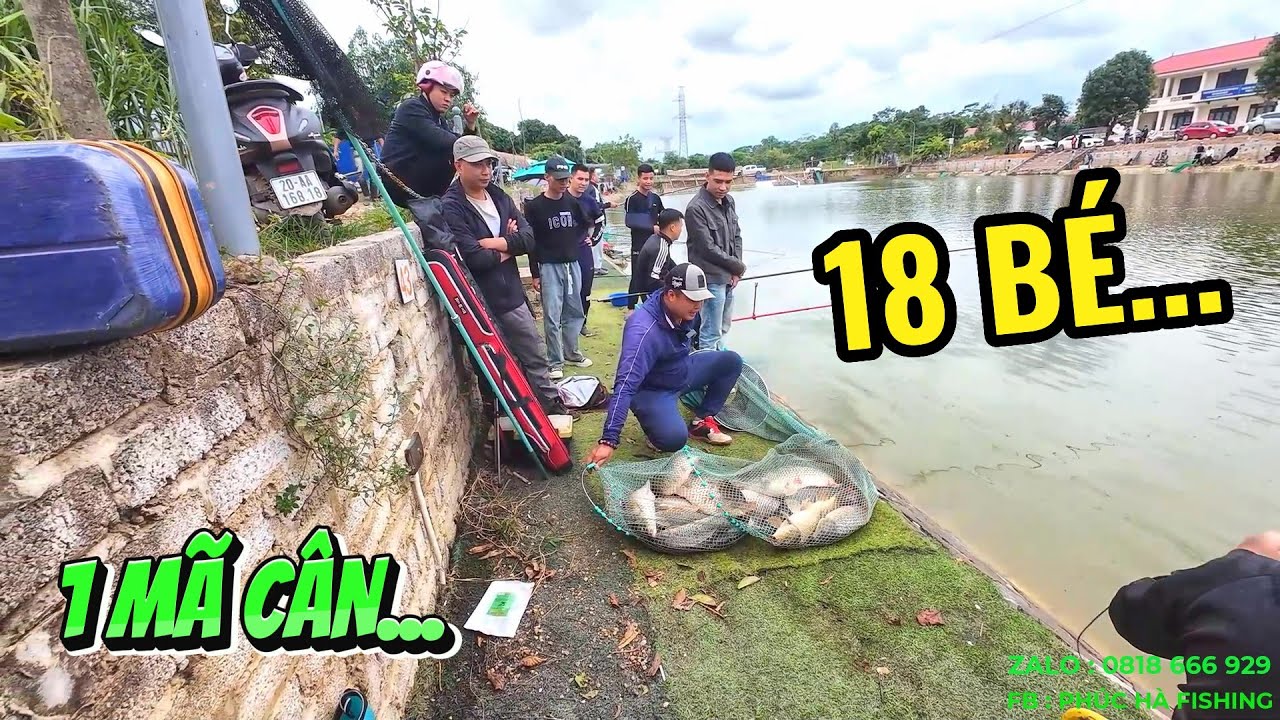 BẮT MỘT MÃ CÂN - SIÊU CUỐN Ổ TẠI THÁI NGUYÊN - PHÚC HÀ FISHING