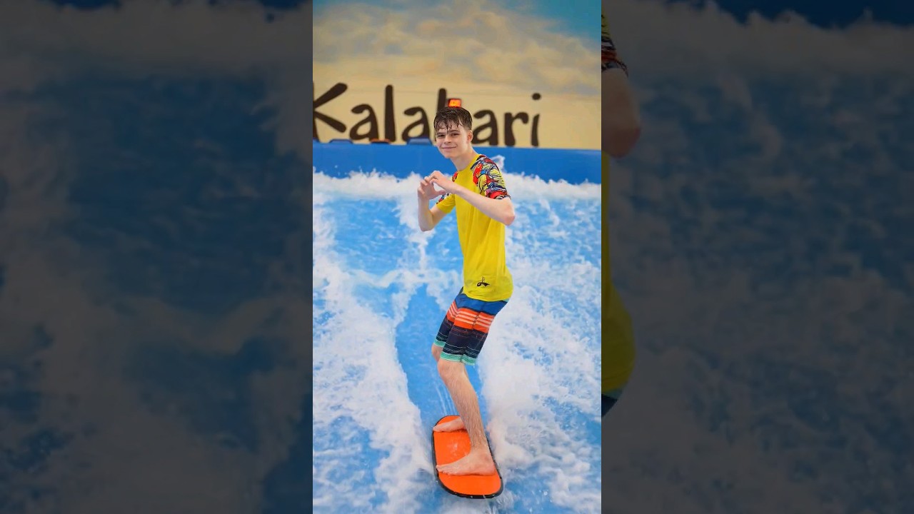 FLOWRIDER DANCE CHALLENGE!! Mon Love Oho w/ Merrick at the Kalahari Resort!! #kalahariresort