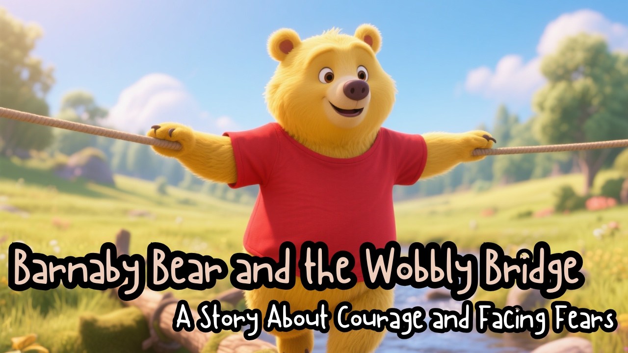 Barnaby Bear and the Wobbly Bridge 🐻 | A Story About Courage and Facing Fears
