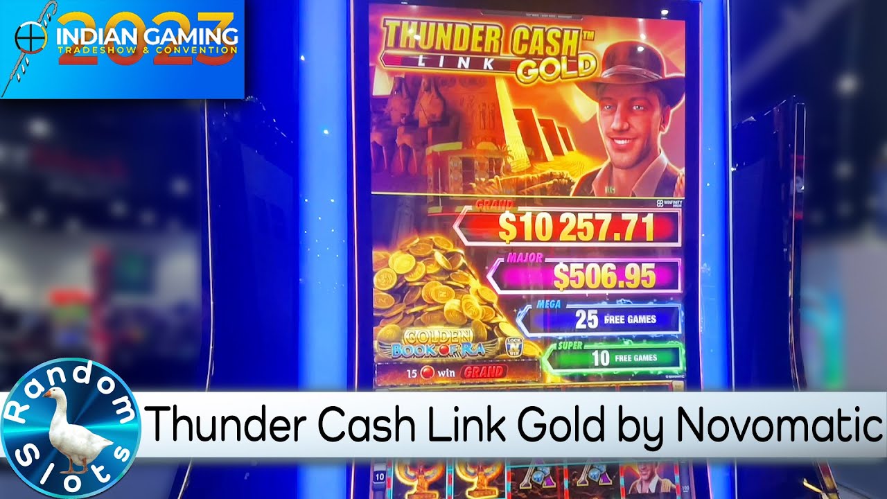 Thunder Cash Link Gold Slot Machine by Novomatic at 