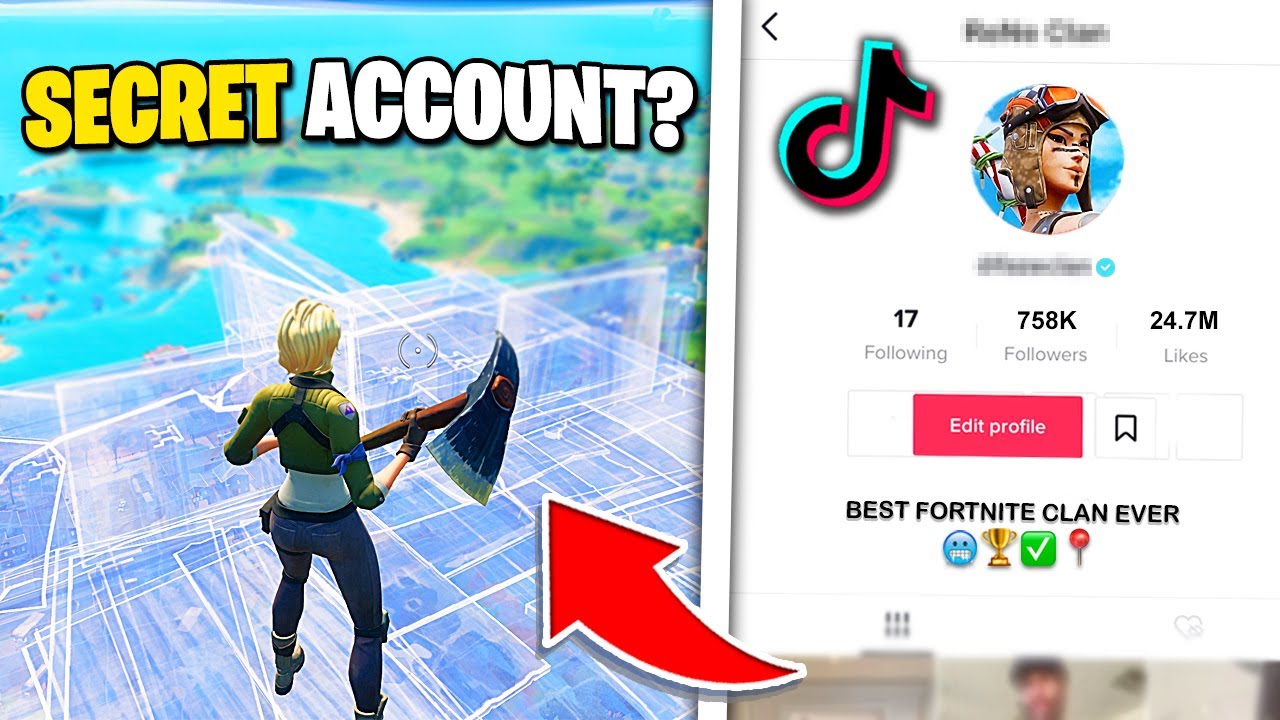 I Tried out for my own TIKTOK CLAN while on a Secret Account... (Fortnite)